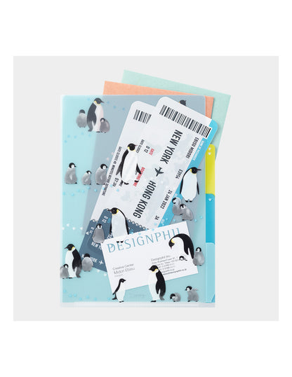 Midori Clear Folder 3 Pockets (A5)