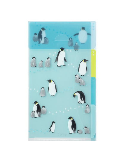 Midori Clear Folder 3 Pockets (A5) Slim with Flap