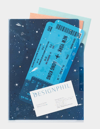 Midori Clear Folder 3 Pockets (A5)