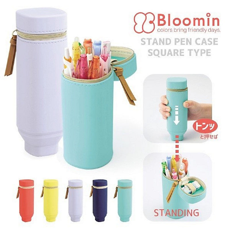 Lihit Lab Bloomin Squared Stand Pen Case