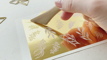 MU Gold Foil Sticker