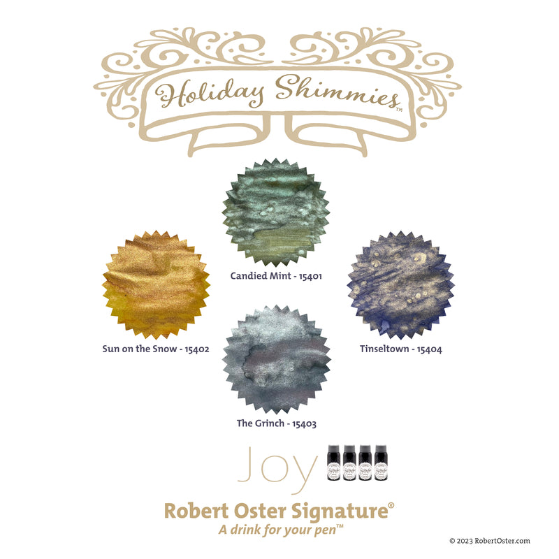 Robert Oster (50ml) Holiday Shimmy Inks 2023