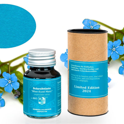 Rohrer & Klingner Fountain Pen Ink [50ml] Limited Edition 2024 Blue Eyed Mary