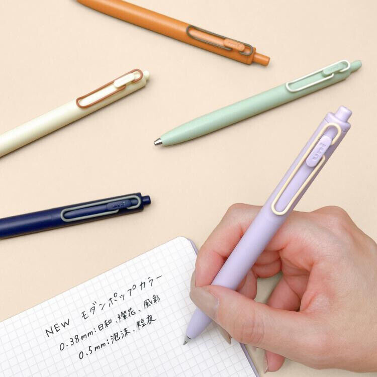 Uni-ball One F Color Clip Gel Pens (Limited Edition)