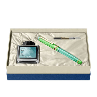 Sailor Professional Gear Slim GT Fountain Pen 14K Manyo Set