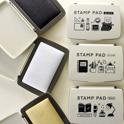 Sanby Stamp Pads (Black, Gold, Silver, Navy, Brown)