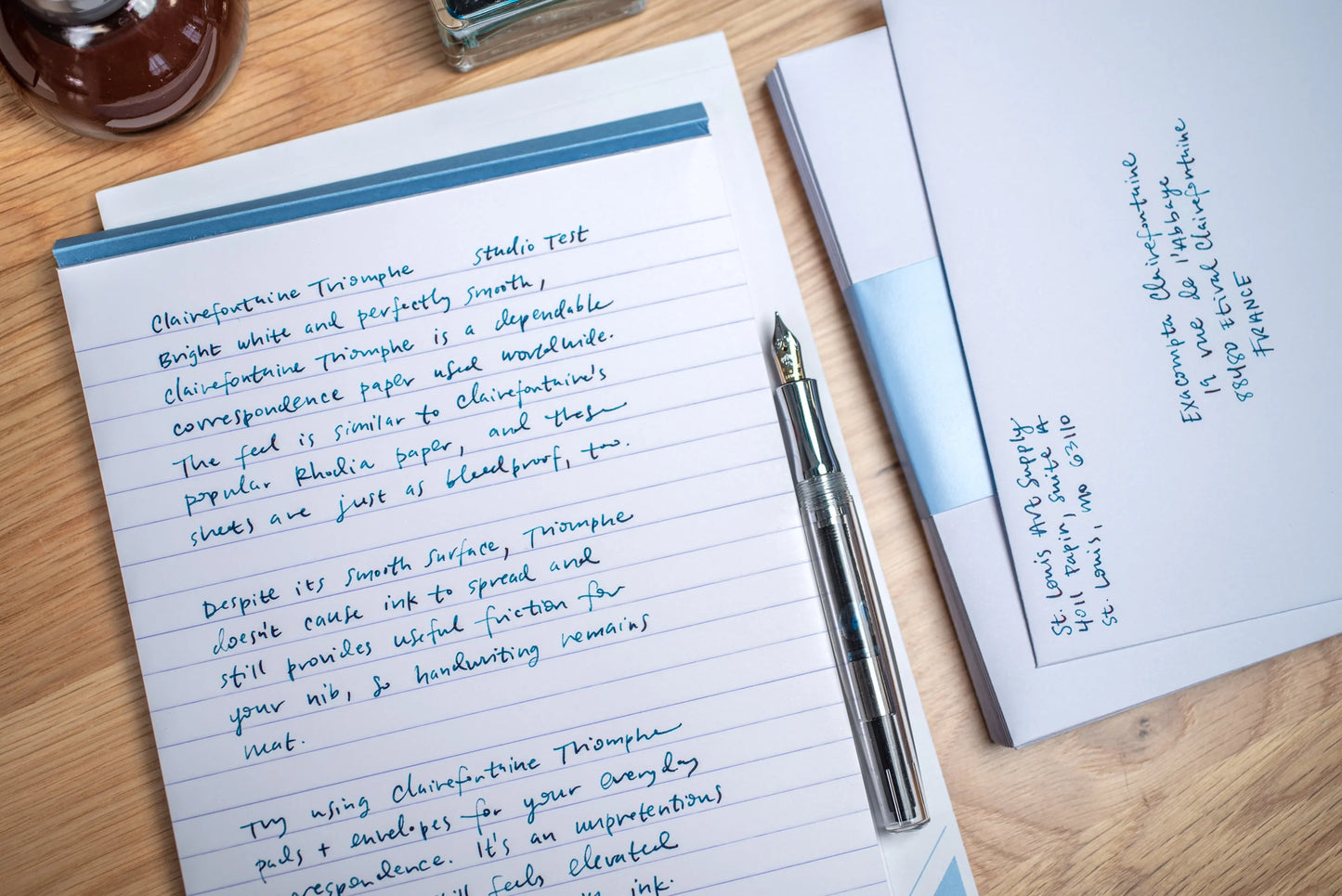 Clairefontaine Triomphe Stapled Writing Pads (A5/A4)