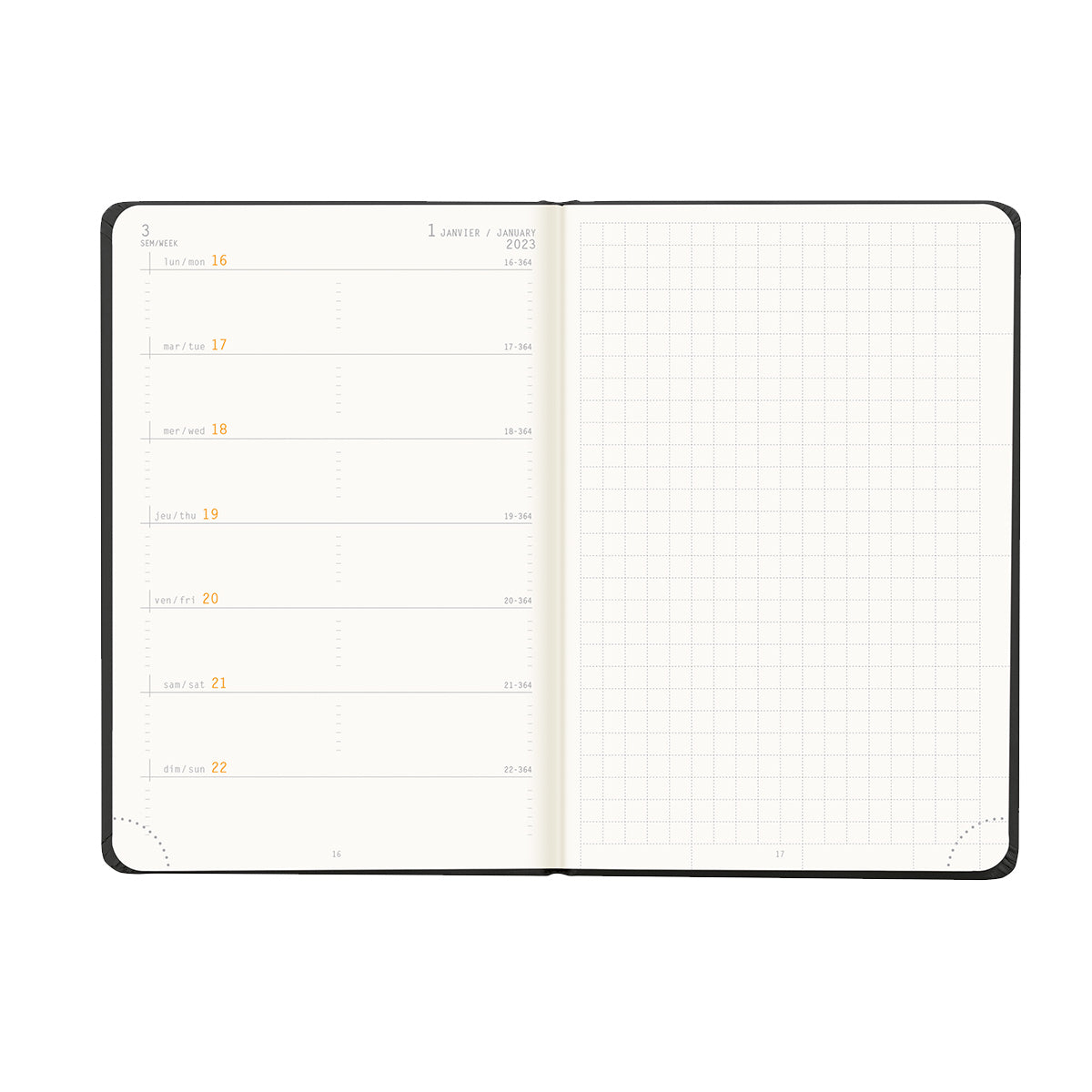 Rhodia Weekly Webplanner 2023 (A5/A6) Horizontal