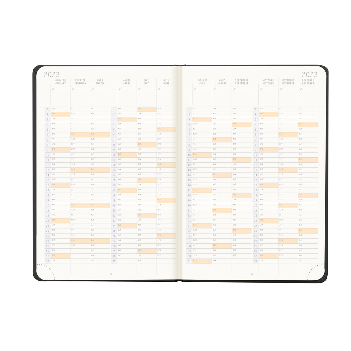 Rhodia Weekly Webplanner 2023 (A5/A6) Horizontal