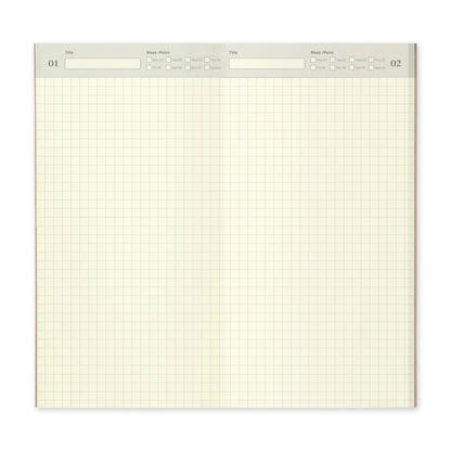 Traveler's Notebook (Regular Size) Refill 005 Free Diary (Daily)
