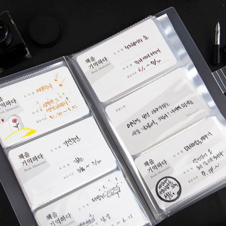 Wearingeul - Jaquere Ink Card Binder (Name Card Case)