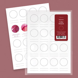 Wearingeul - Jaquere Impression Ink Color Swatch Paper A5 (20 sheets)