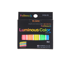 HAGOROMO Fulltouch Color Chalk 1 Box [12 Pcs/White] Marks Smoothly,  Creating Clear and Distinct Lines