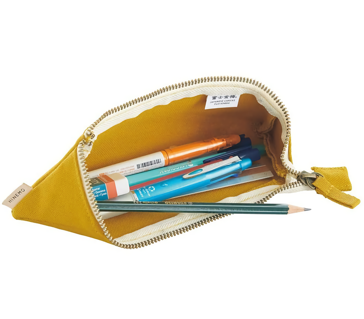 Lihit Lab Hinemo Stand Pen Pouch - Yellow