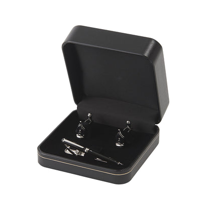 Men's Collection Tie Pin & Cuffs Fountain Pen {Tie Clip + Cuff Links)