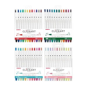 Zebra Clickart Marker Pen (Set of 12)