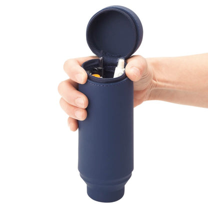 Lihit Lab Smart Fit Act Stand Pen Case (Round) Small