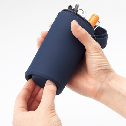 Lihit Lab Smart Fit Act Stand Pen Case (Round) Small