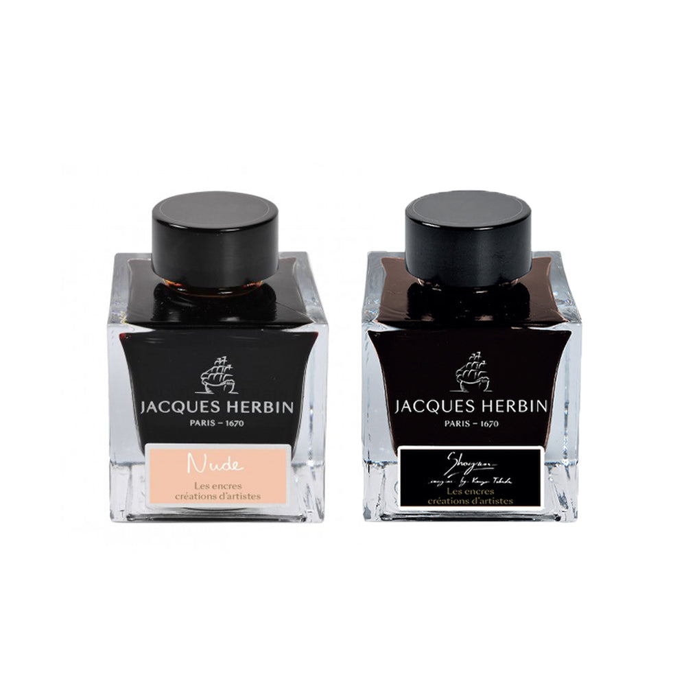 J. Herbin Créations d'Artistes Inks Collection (Nude by Marc-Antoine Coulon/Shogun by Kenzo Takada)