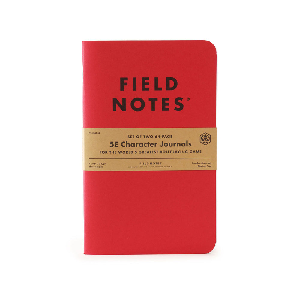 Field Notes 5E Gaming Journals (Character/Game Master/Monster Encounter)