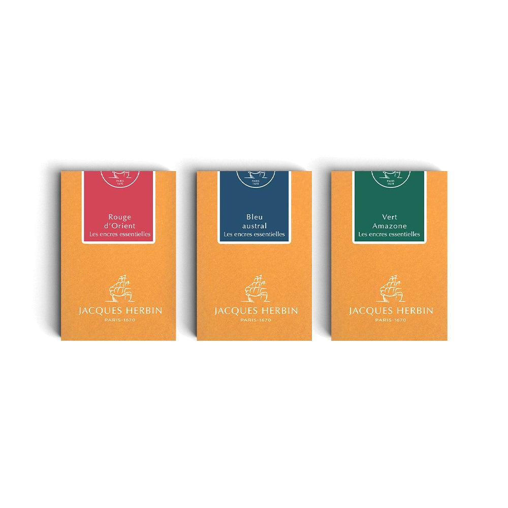 J. Herbin Essential Fountain Pen Ink Cartridges [Set of 7]