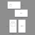 Wearingeul - Jaquere Impression Ink Color Chart Card (100 sheets)