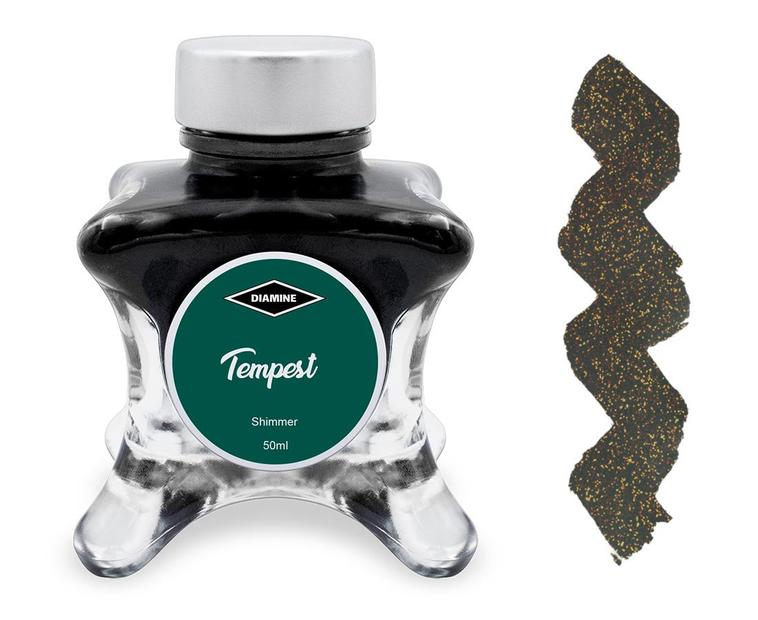 Diamine Inkvent Fountain Pen Ink (50ml) Red Edition - Shimmer