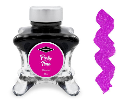 Diamine Inkvent Fountain Pen Ink (50ml) Red Edition - Shimmer