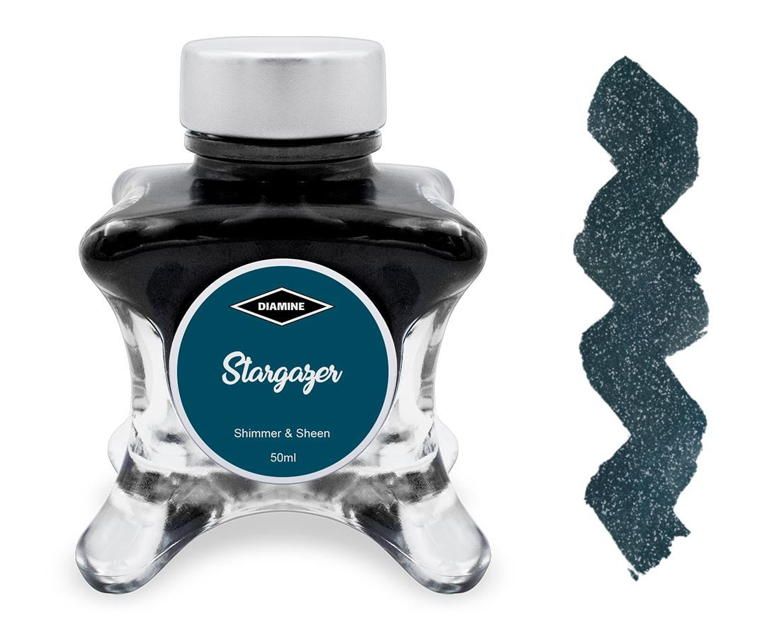 Diamine Inkvent Fountain Pen (50ml) Red Edition - Shimmer & Sheen