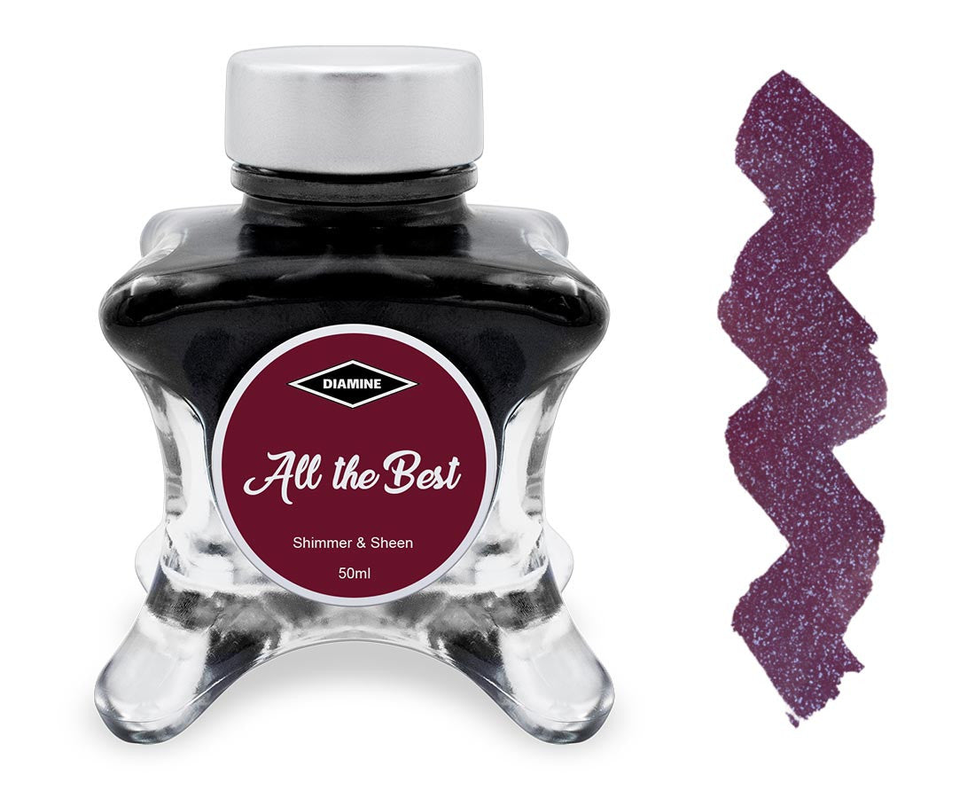 Diamine Inkvent Fountain Pen (50ml) Red Edition - Shimmer & Sheen