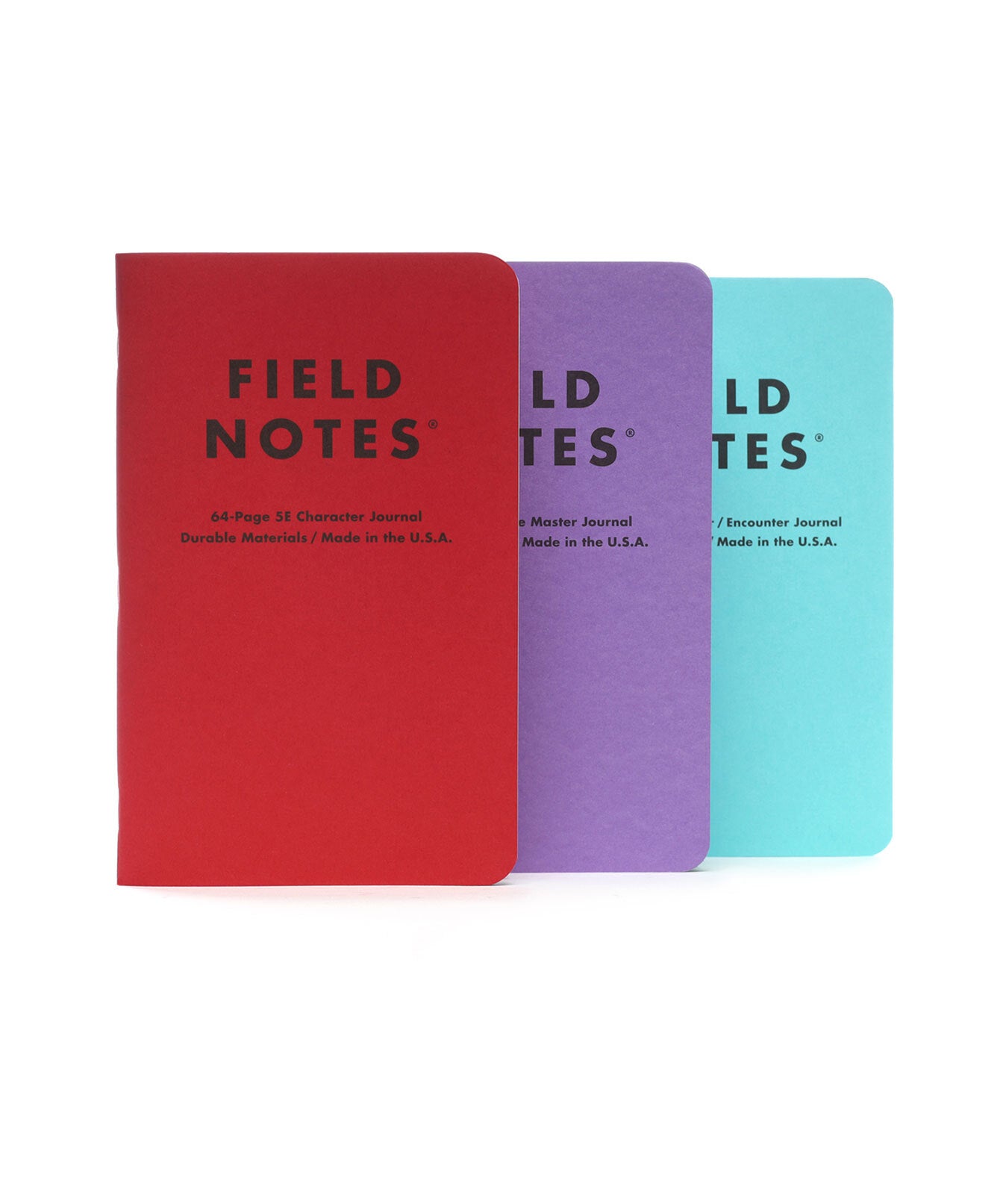 Field Notes 5E Gaming Journals (Character/Game Master/Monster Encounter)