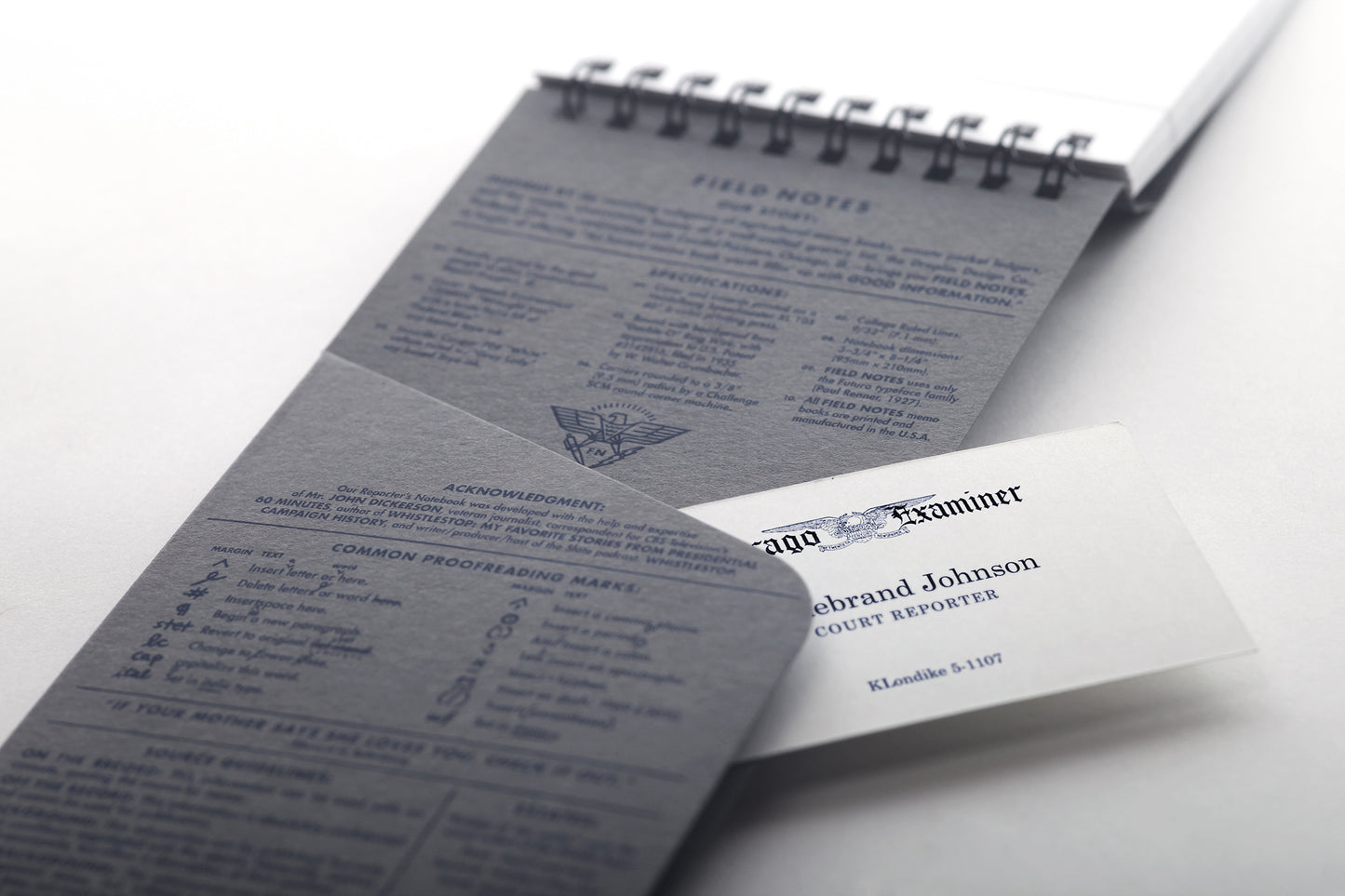 Field Notes Front Page Reporter's Notebook (2-Pack)