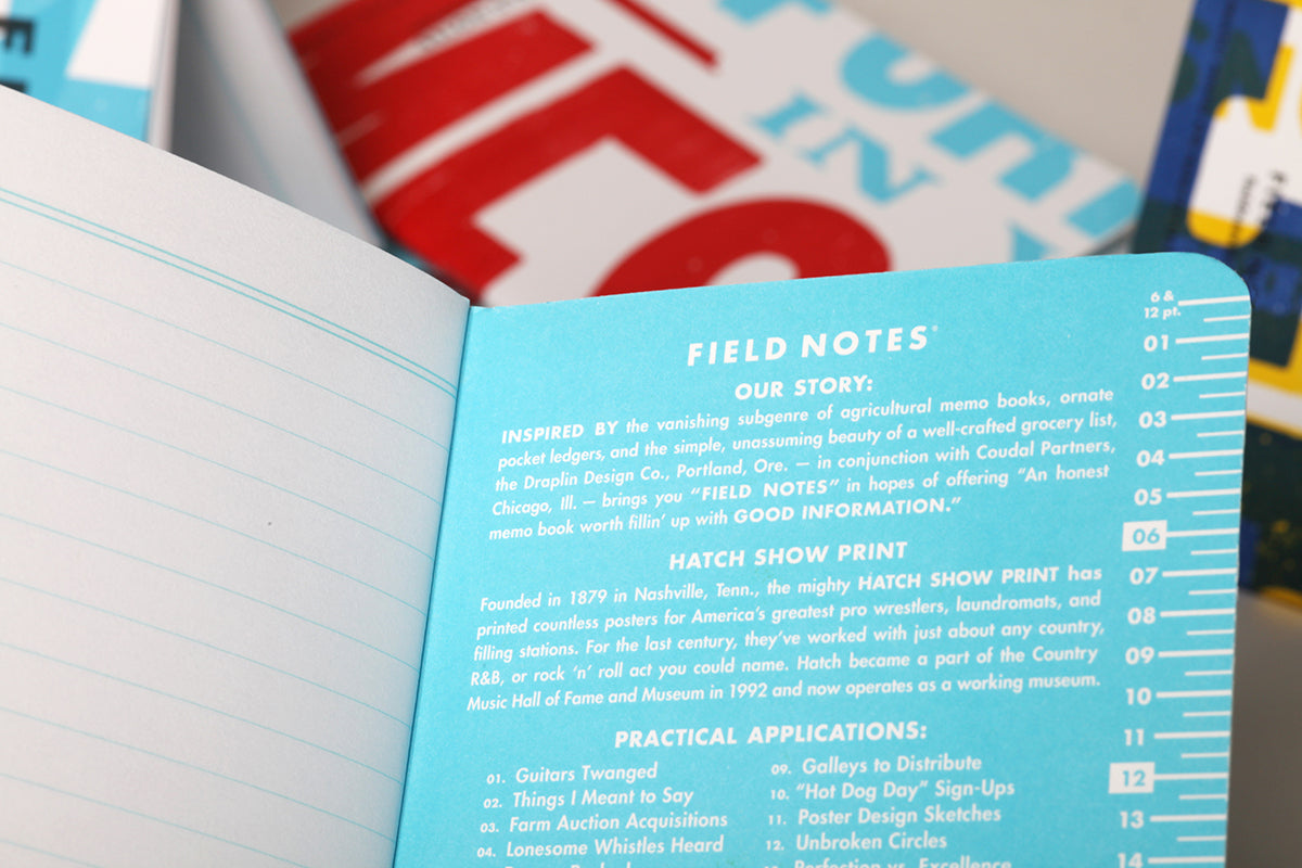 Field Notes Hatch Notebooks (3-Pack)