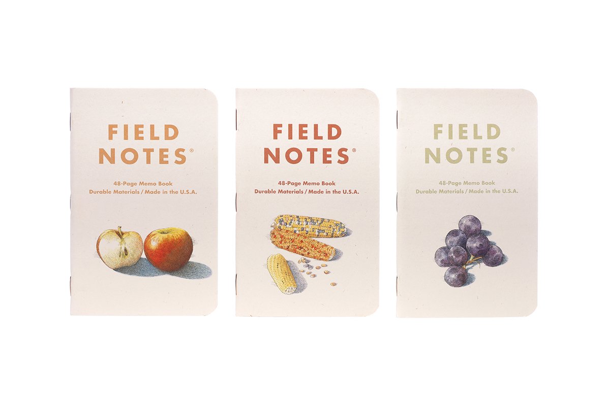 Field Notes Harvest Series Notebooks (Set of Three)