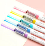 Kokuyo Marktus Two Tone Highlighters (Set of 5)