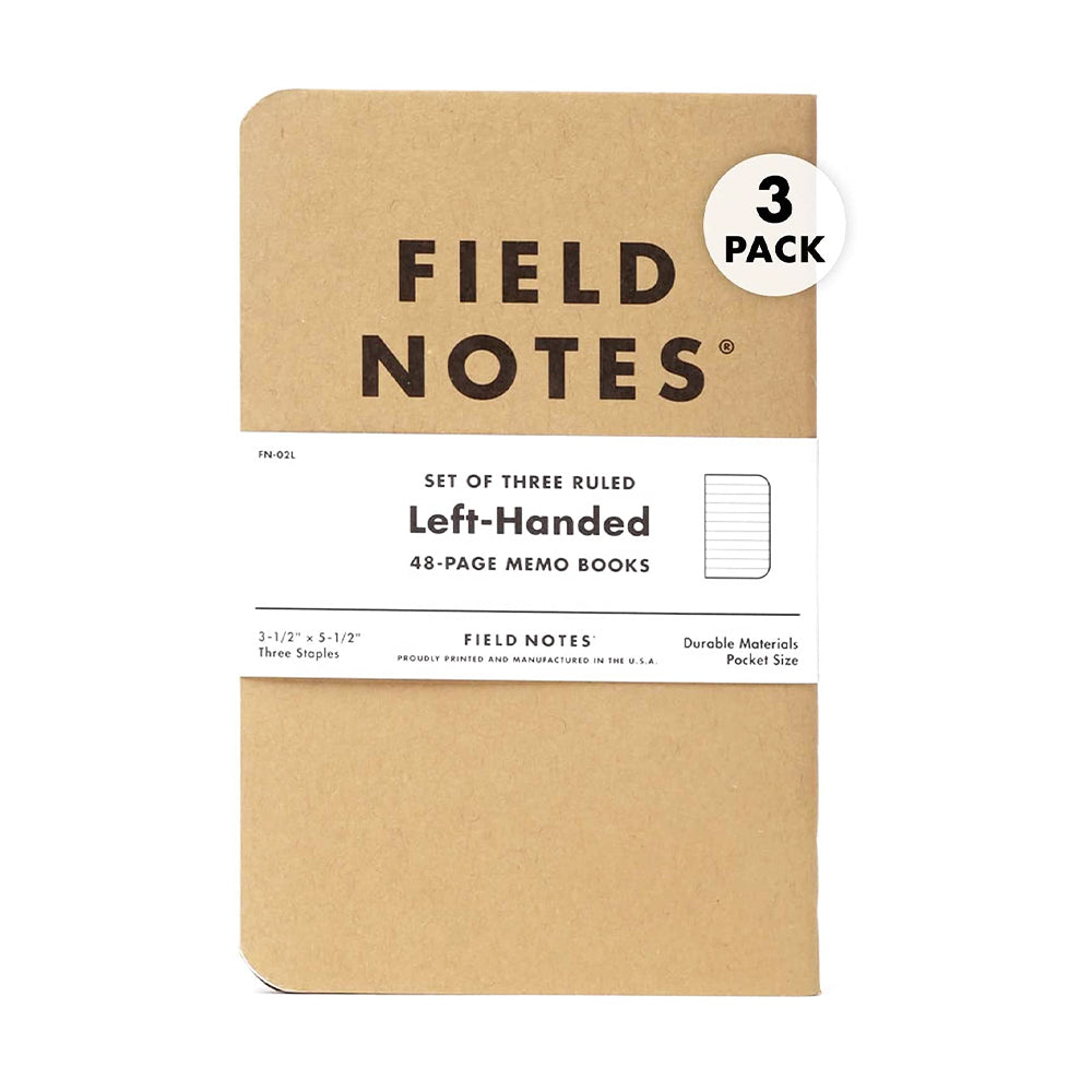 Field Notes Left-handed (3-Pack)