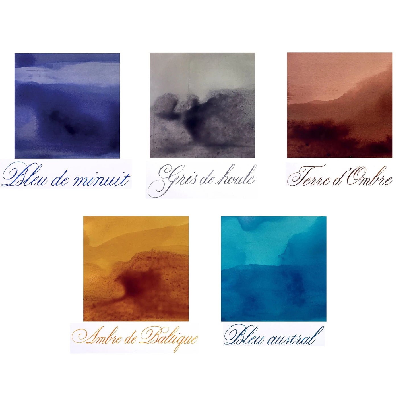 J. Herbin Essential Miniature Fountain Pen Ink Set [15ml]