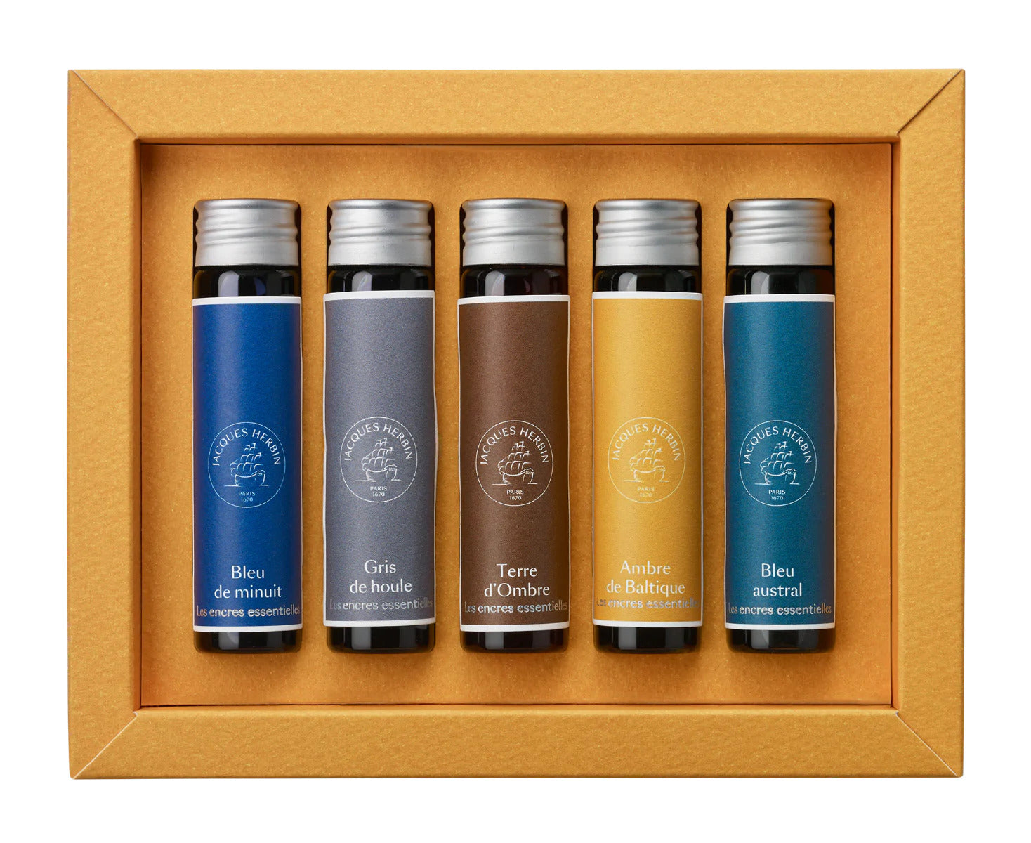 J. Herbin Essential Miniature Ink Set (5 tubes of 15ml)