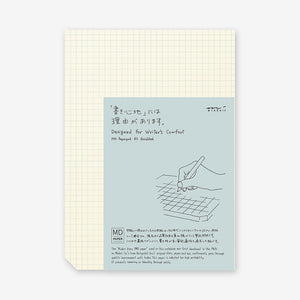 Midori Pad Paper A4 Gridded English Caption