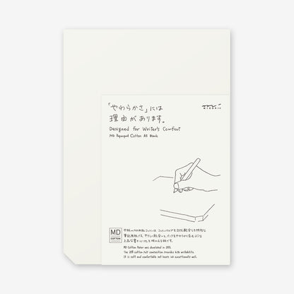 Midori Pad Paper Cotton A5 Blank