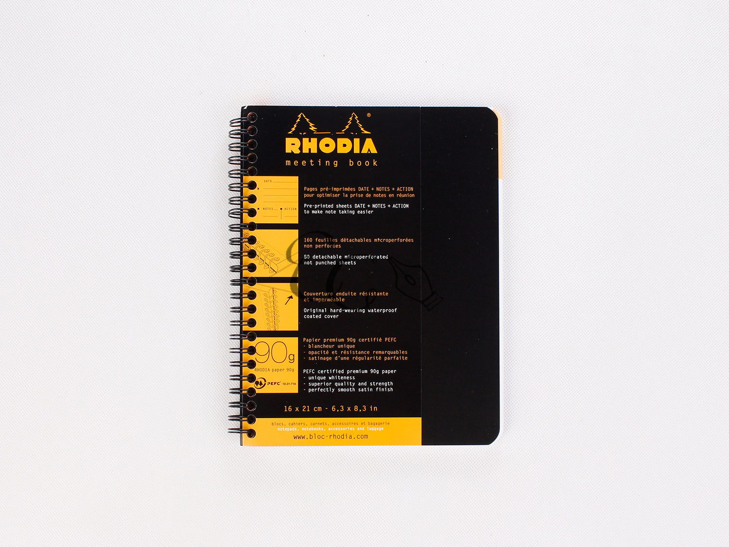 Rhodia Classic Meeting Book Wirebound A5 – Everything Calligraphy