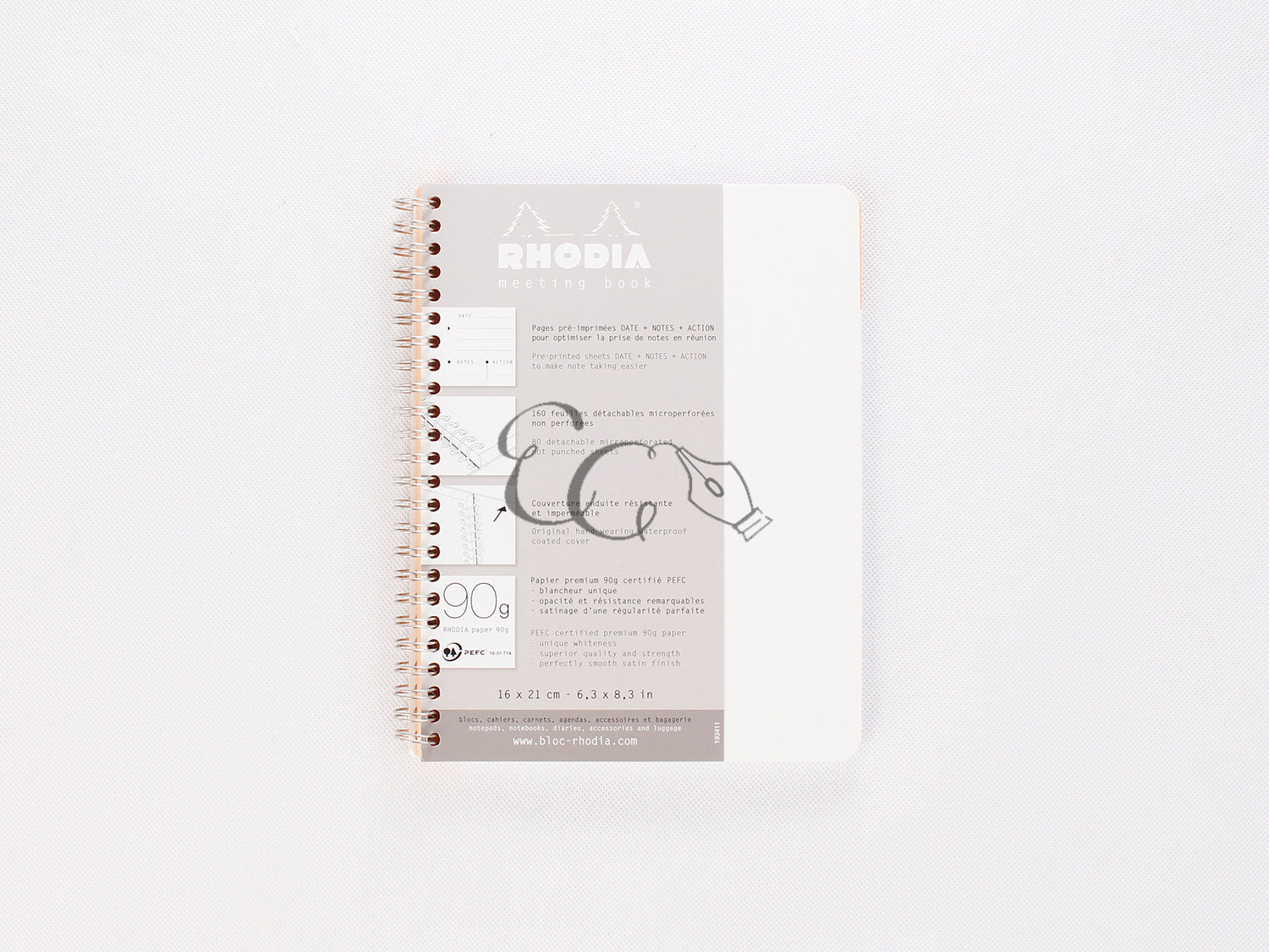 Rhodia Classic Meeting Book Wirebound A5 – Everything Calligraphy