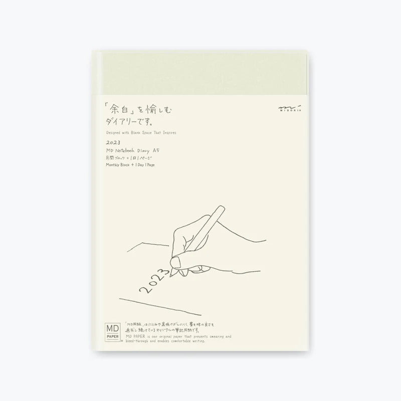 Midori Notebook Diary 1Day 1Page 2023