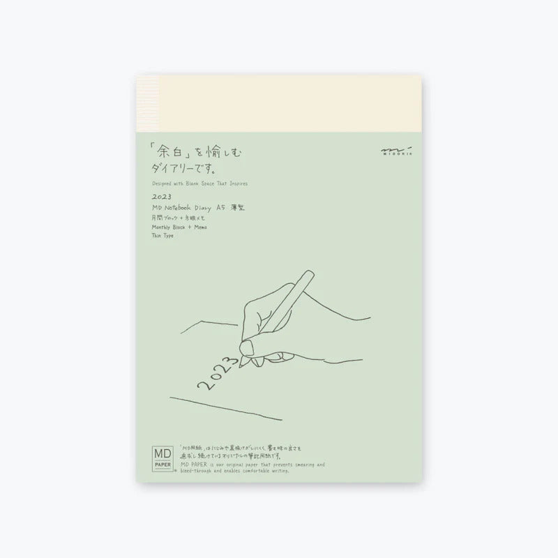 Midori Notebook Diary 2023 Thin
