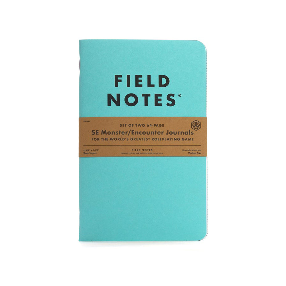 Field Notes 5E Gaming Journals (Character/Game Master/Monster Encounter)