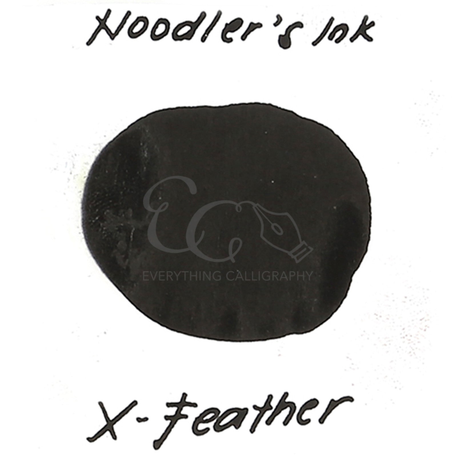 Noodler's Ink X-Feather Black - 4.5 oz Bottled Ink (With Charlie Pen) –  Lemur Ink