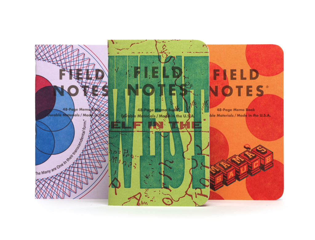 Field Notes United States of Letterpress Notebooks