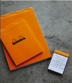 Rhodia Pads [Classic Black and Orange]