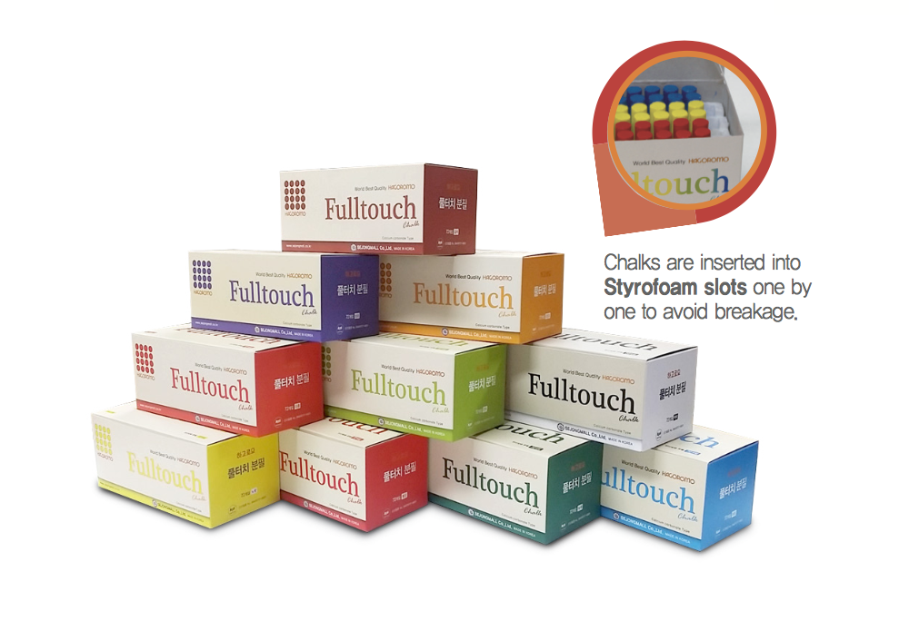 Hagoromo Chalk Fulltouch 10-color mix (12 pieces)