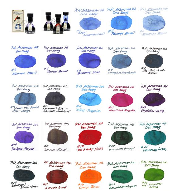 PW Akkerman Inks Sample Vials [3ml]